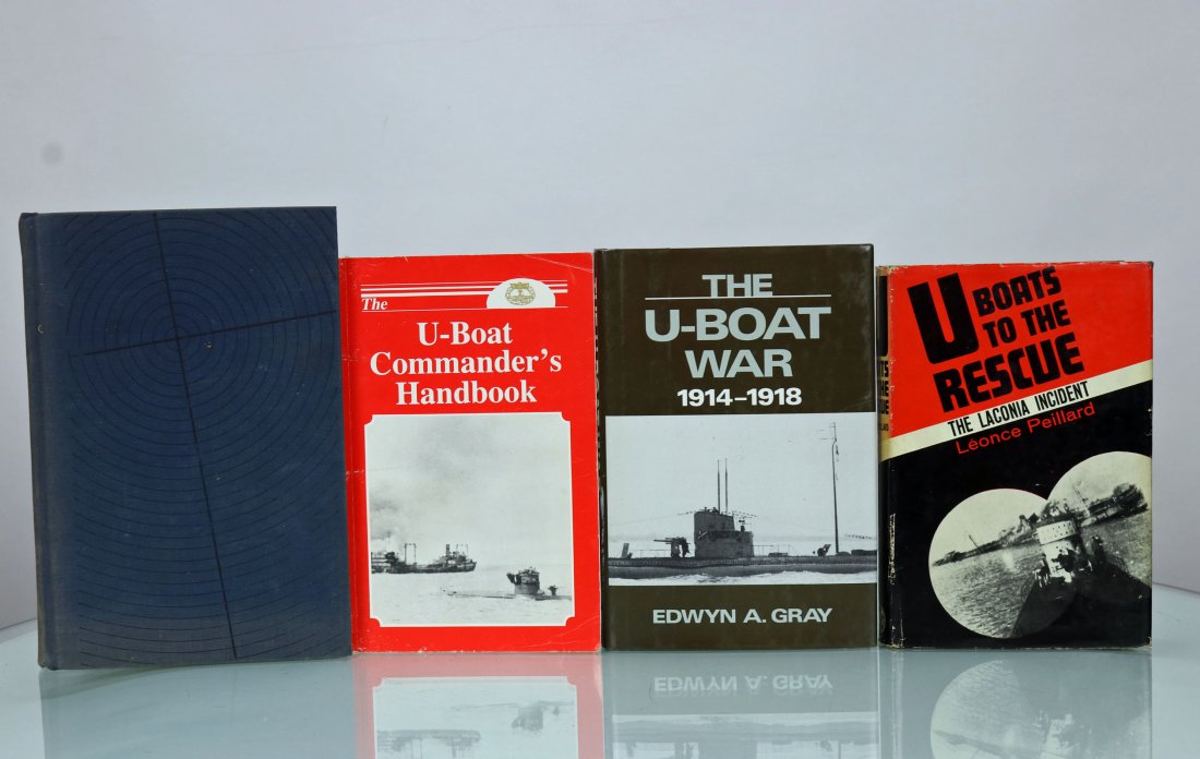 4 Vintage Submarine Hardcover Books Grouping 10 (1 of 2)