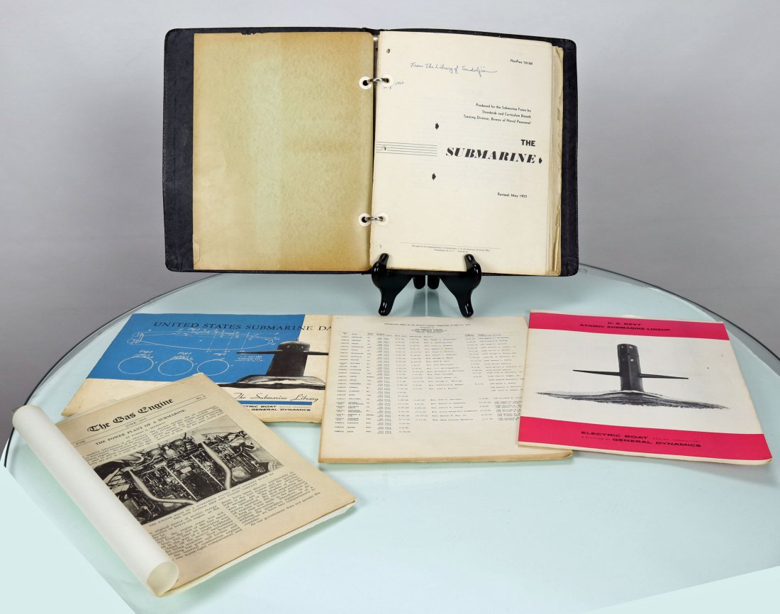 1955 Submarine Training Manual USS Trigger + More (1 of 6)