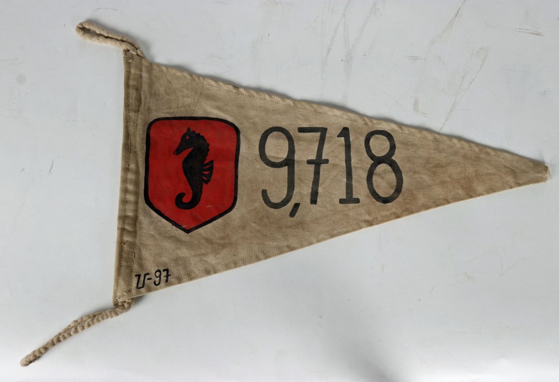 German U Boat U-97 Battle Tonnage Flag (1 of 2)