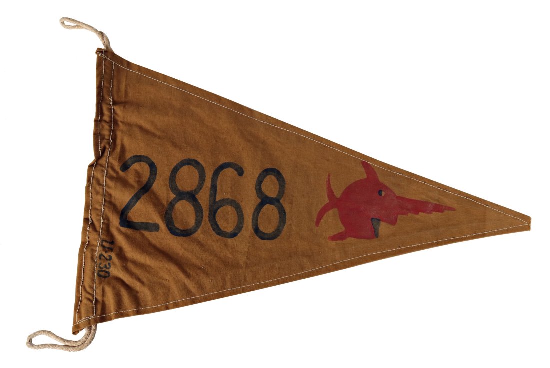 German U Boat U-230 Battle Tonnage Flag (1 of 2)