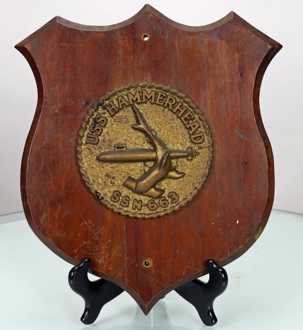USS Hammerhead SSN 663 Submarine Plaque (1 of 1)