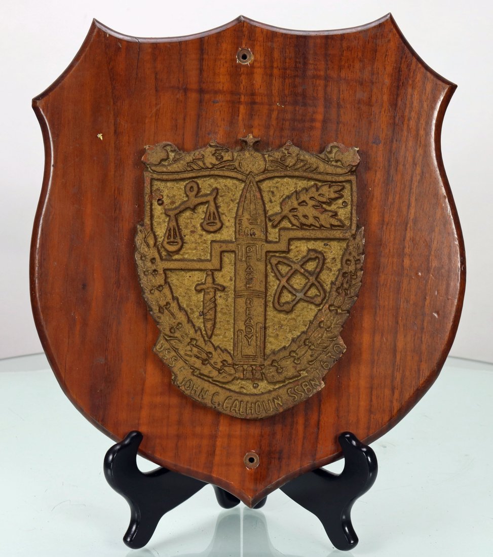 USS John C Calhoun SSBN 630 Submarine Plaque (1 of 1)