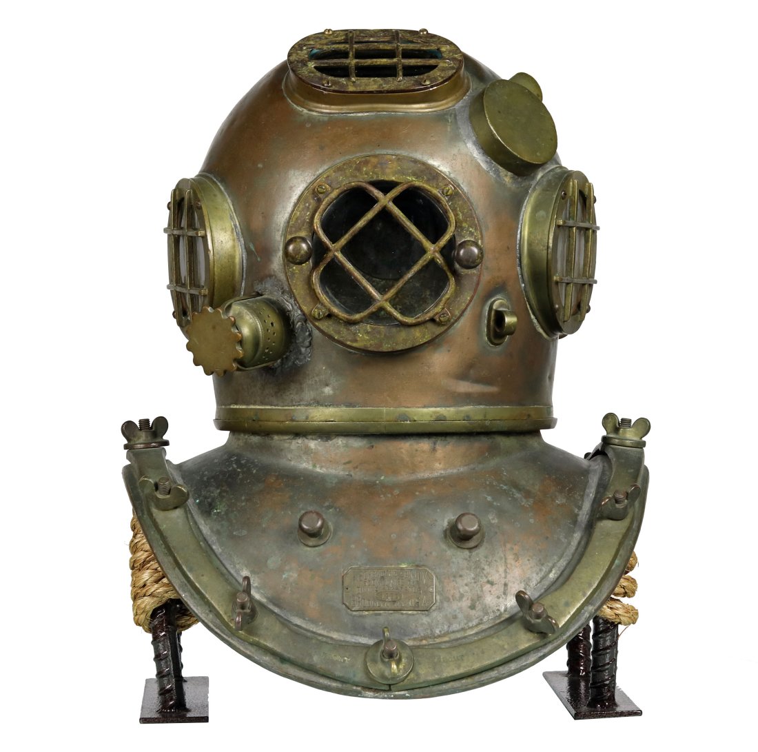 1950s Schrader Diving Helmet One Of The Last Made (1 of 10)