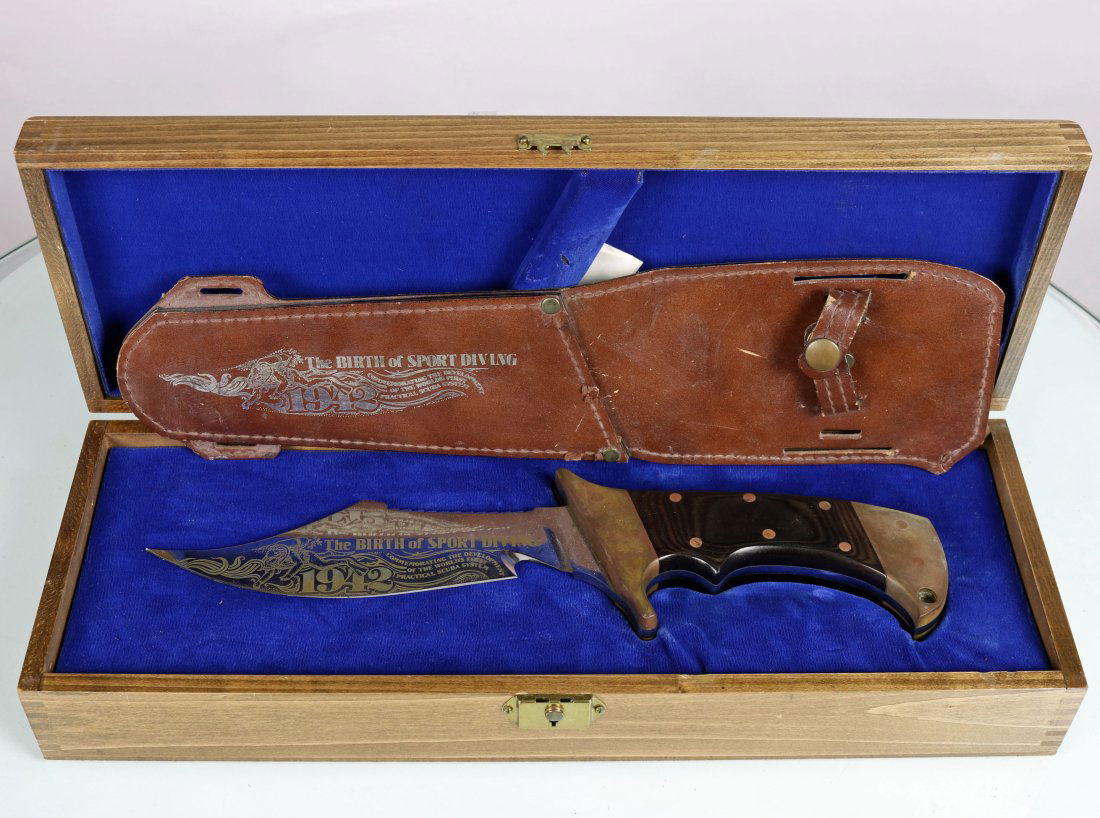 Wenoka Knife In Box Birth Of Sportdiving 1942 (1 of 4)