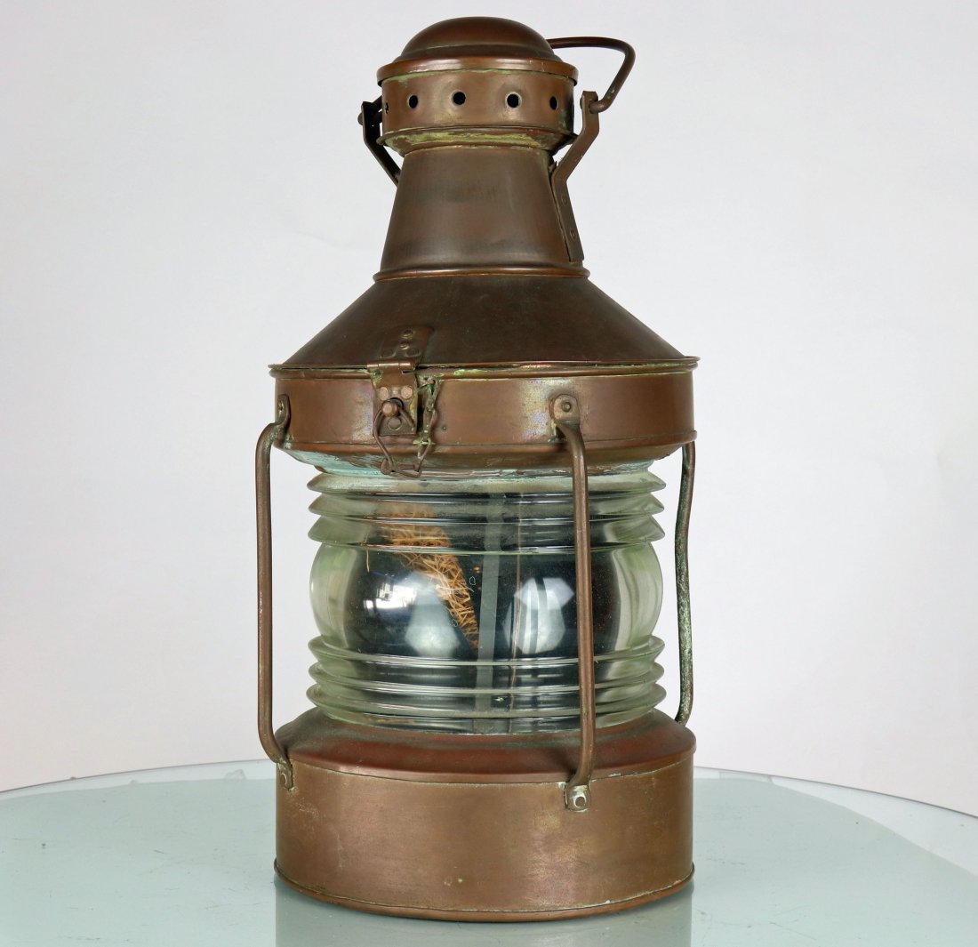 Salvaged B Pedersen Landternefabrikk Oslo Oil Lantern (1 of 5)
