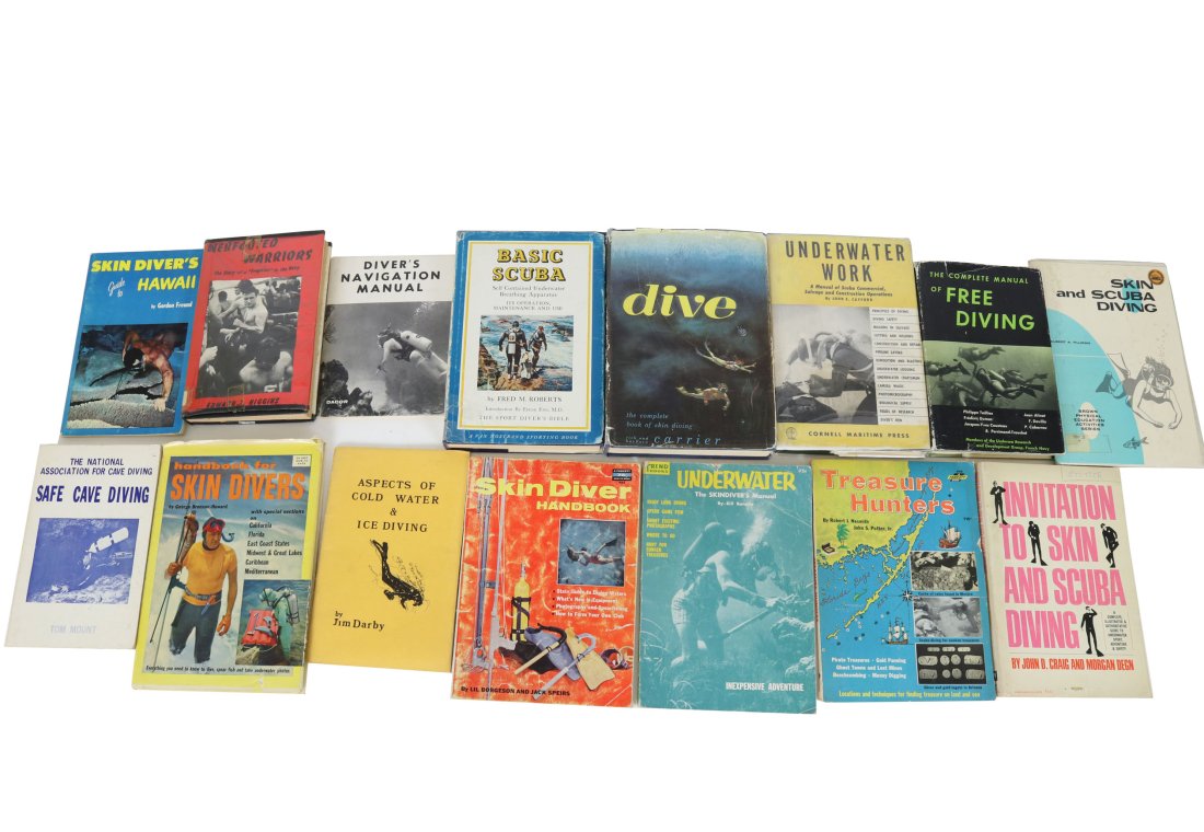 15 Classic Underwater Diving Books (1 of 3)