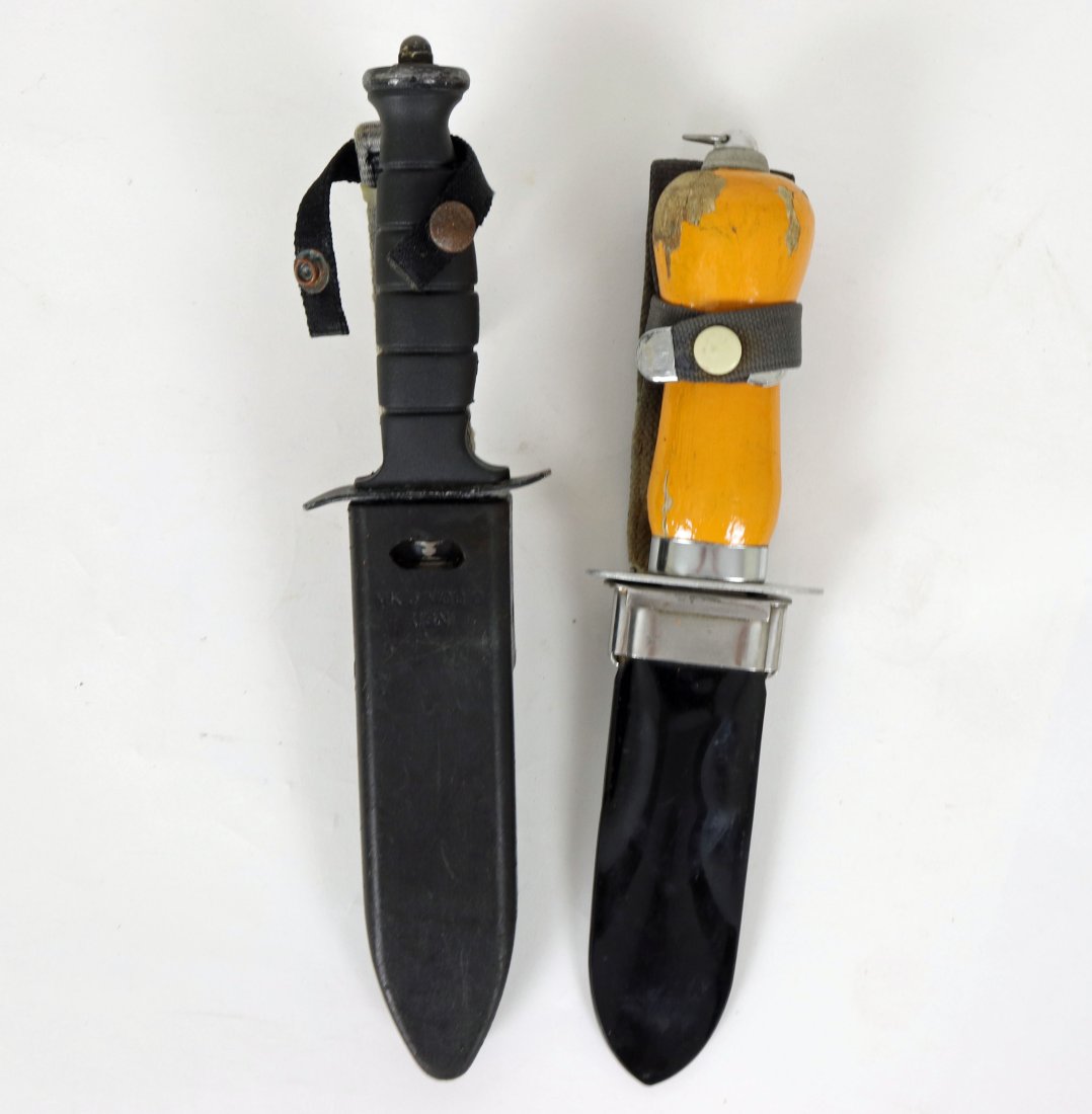 US Divers Aqua Sharp & Custom Aqua Sharp Knife With MK3 Sheath (1 of 4)