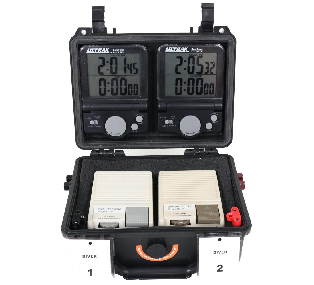 DIVINTERCOM Diver Intercom w/ ULTRAK Dual Timers (1 of 4)