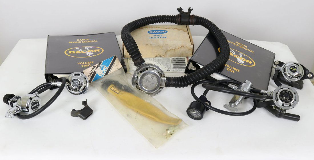 Rare DACOR Regulators, Inflator, Manuals, + More (1 of 7)