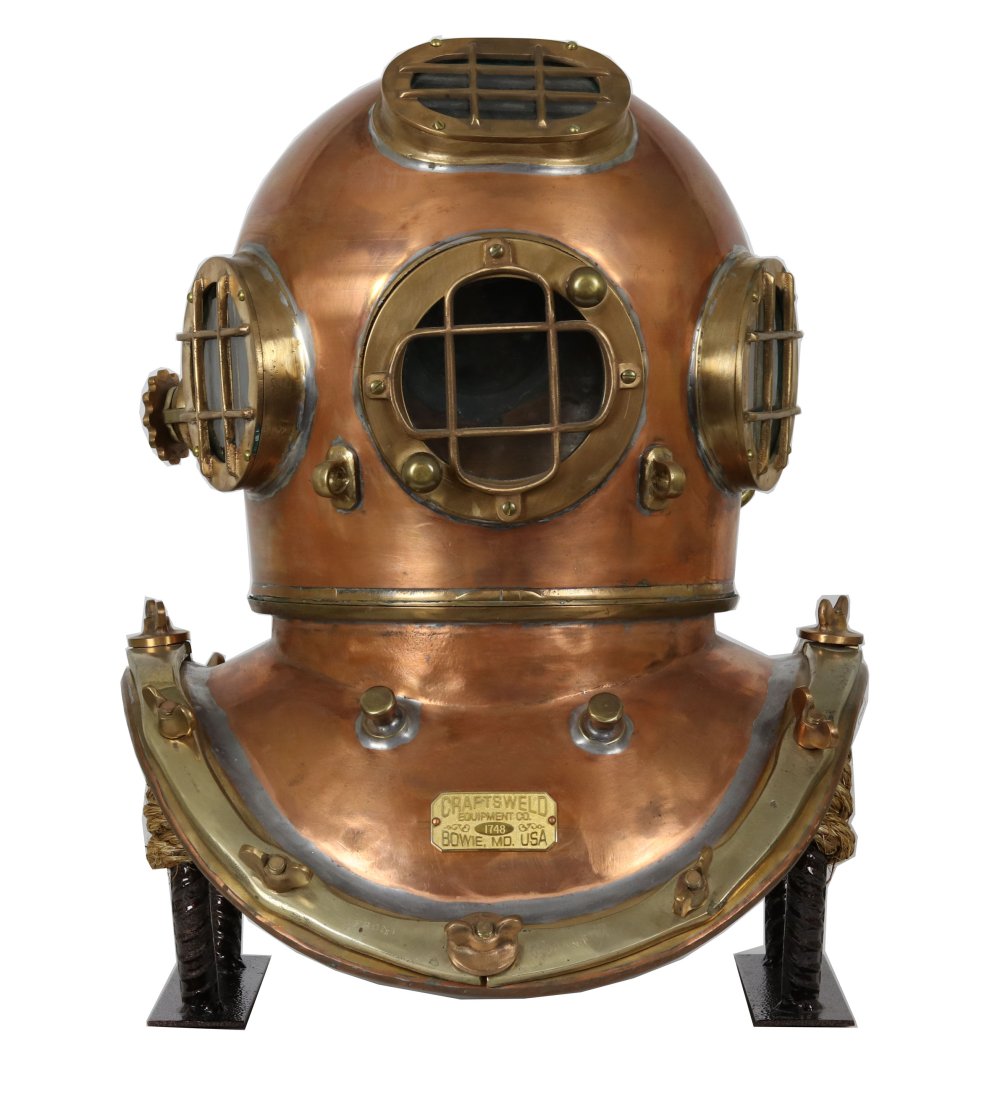 Craftsweld 3 Light 12 Bolt Diving Helmet (1 of 11)