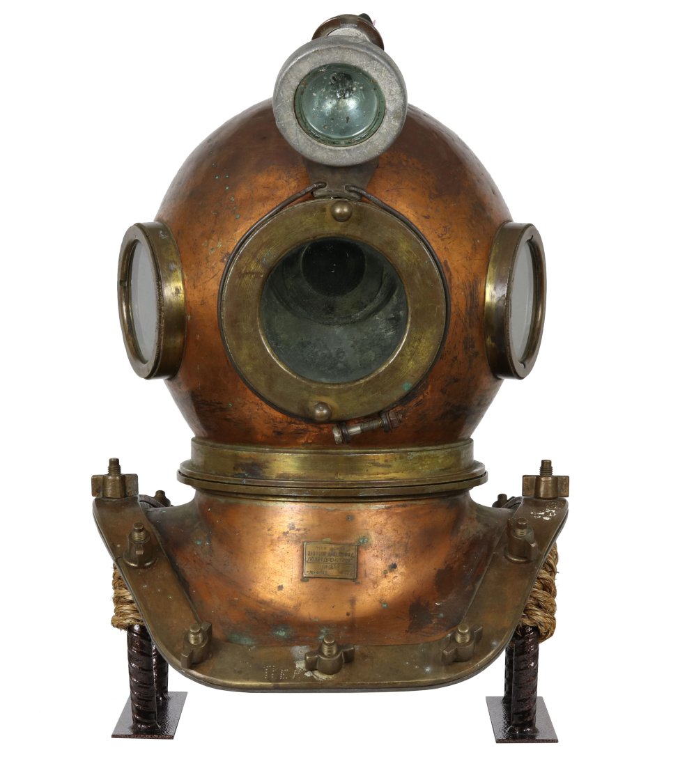 1972 Russian 12 Bolt Diving Helmet With Underwater Light (1 of 13)