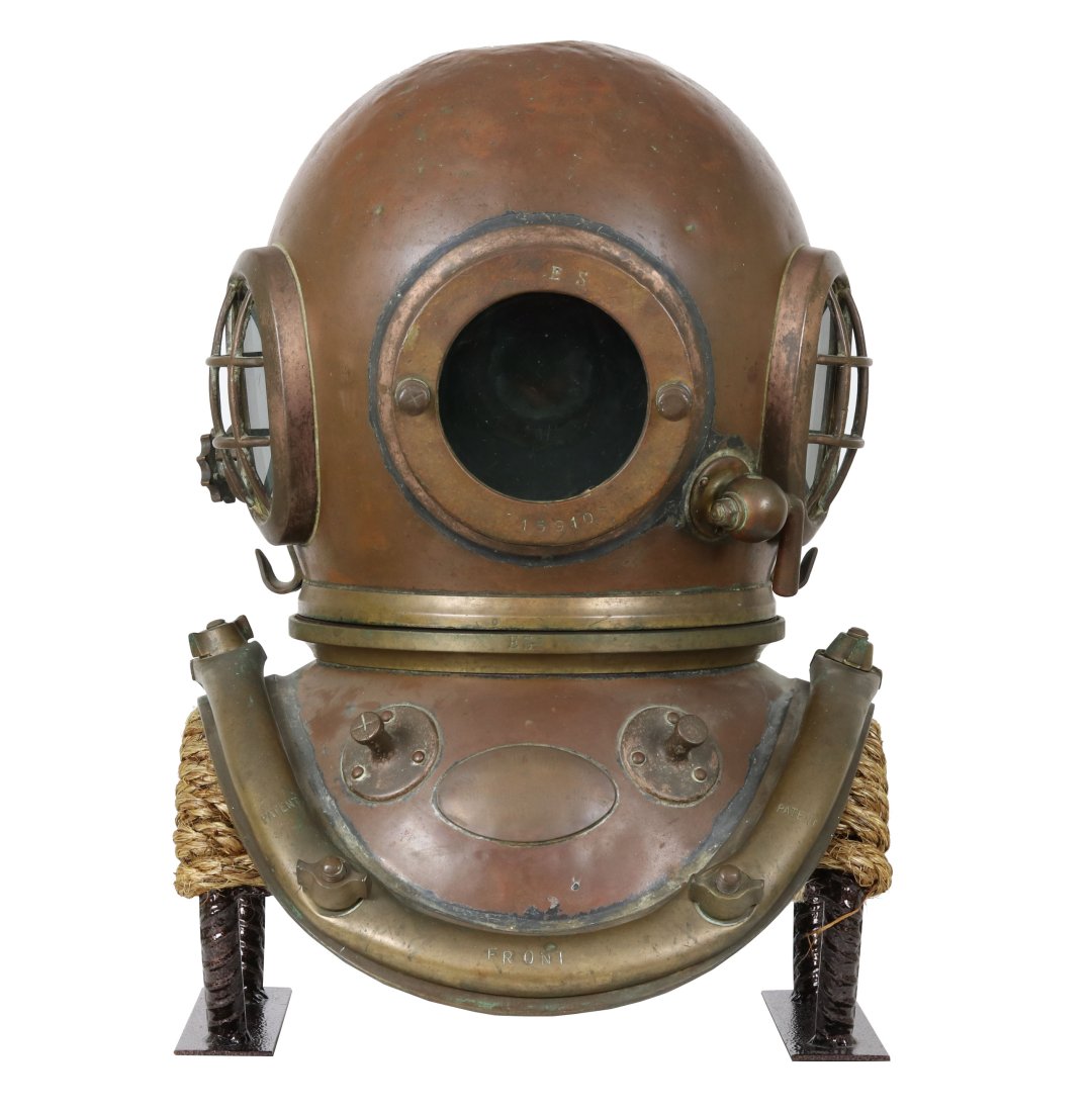 6 Bolt Admiralty Pattern Siebe Gorman Diving Helmet 1930s (1 of 17)