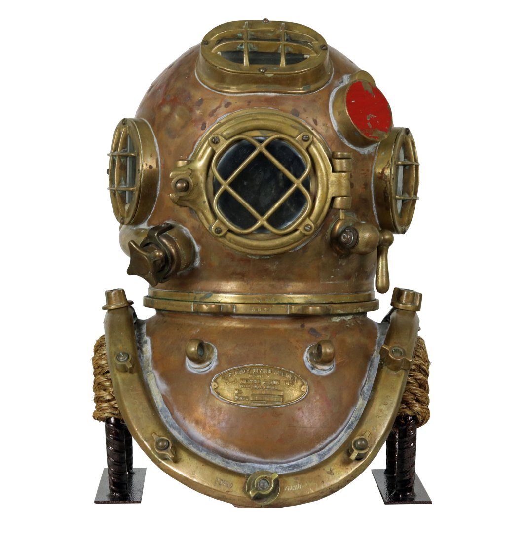 1939 US Navy Mark V Diving Helmet Argentina Navy (1 of 17)