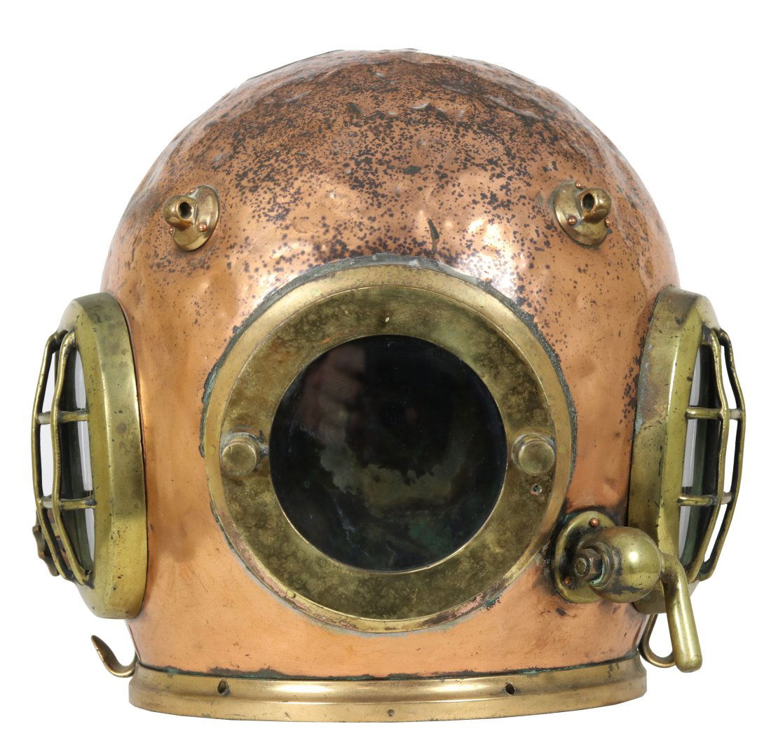 19th Century Siebe Gorman Diving Helmet Bonnet (1 of 10)