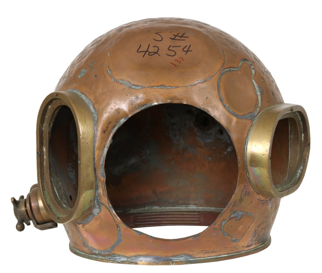 Morse Diving Equipment Co Diving Helmet Bonnet Shell (1 of 8)