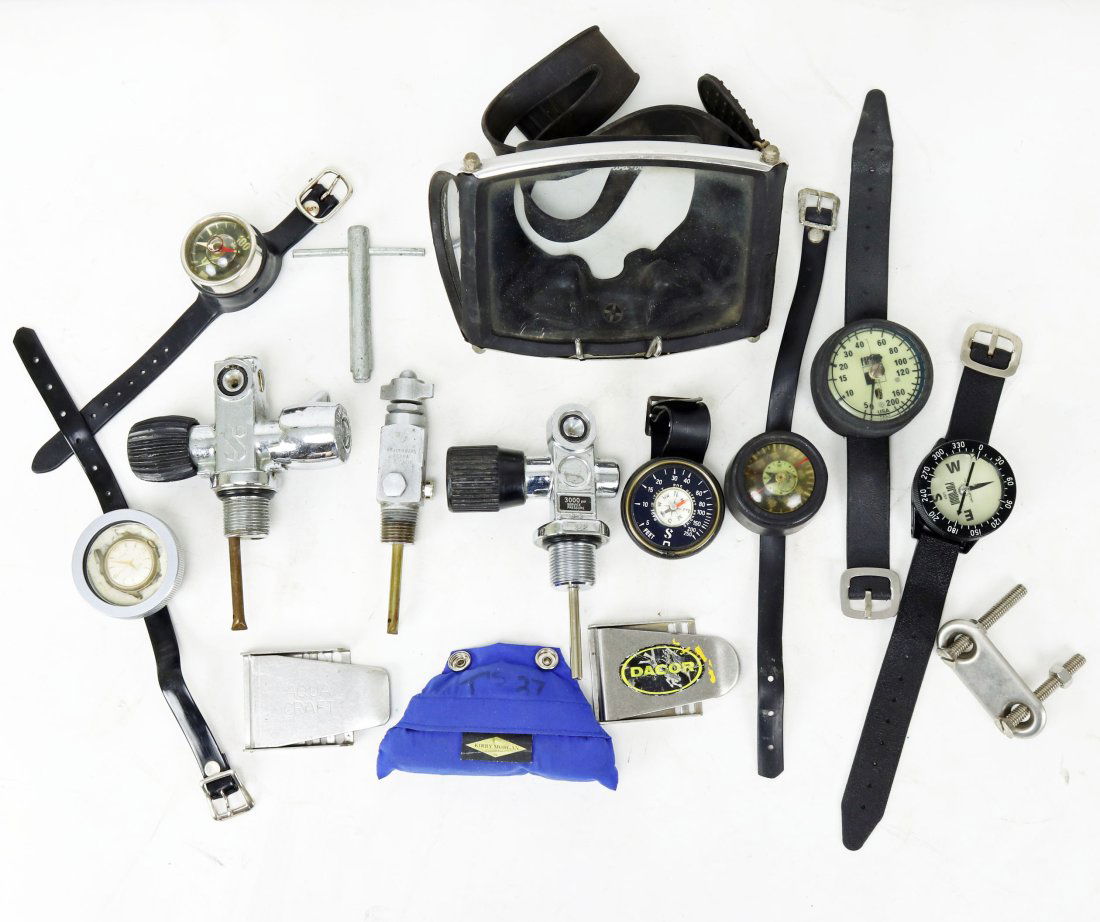 Vintage Scuba Diving Equipment Grouping (1 of 2)