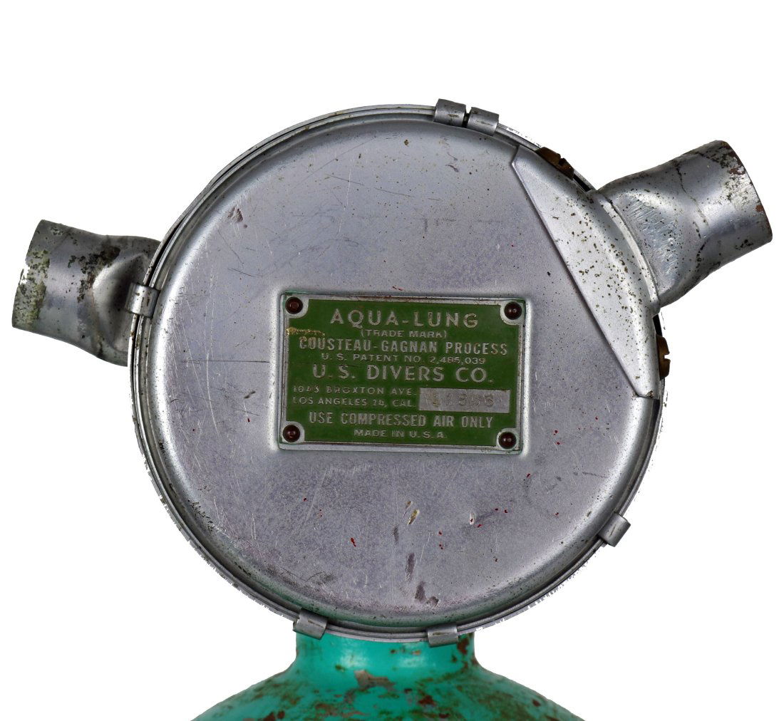 1952 USD Aqua-Lung Green Label Double Hose Regulator (1 of 6)