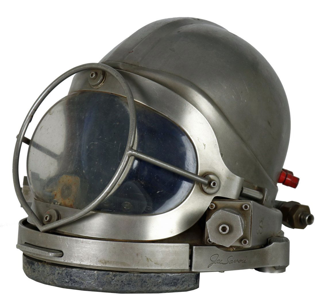 Joe Savoie Stainless Steel Serial #18 Diving Helmet (1 of 9)
