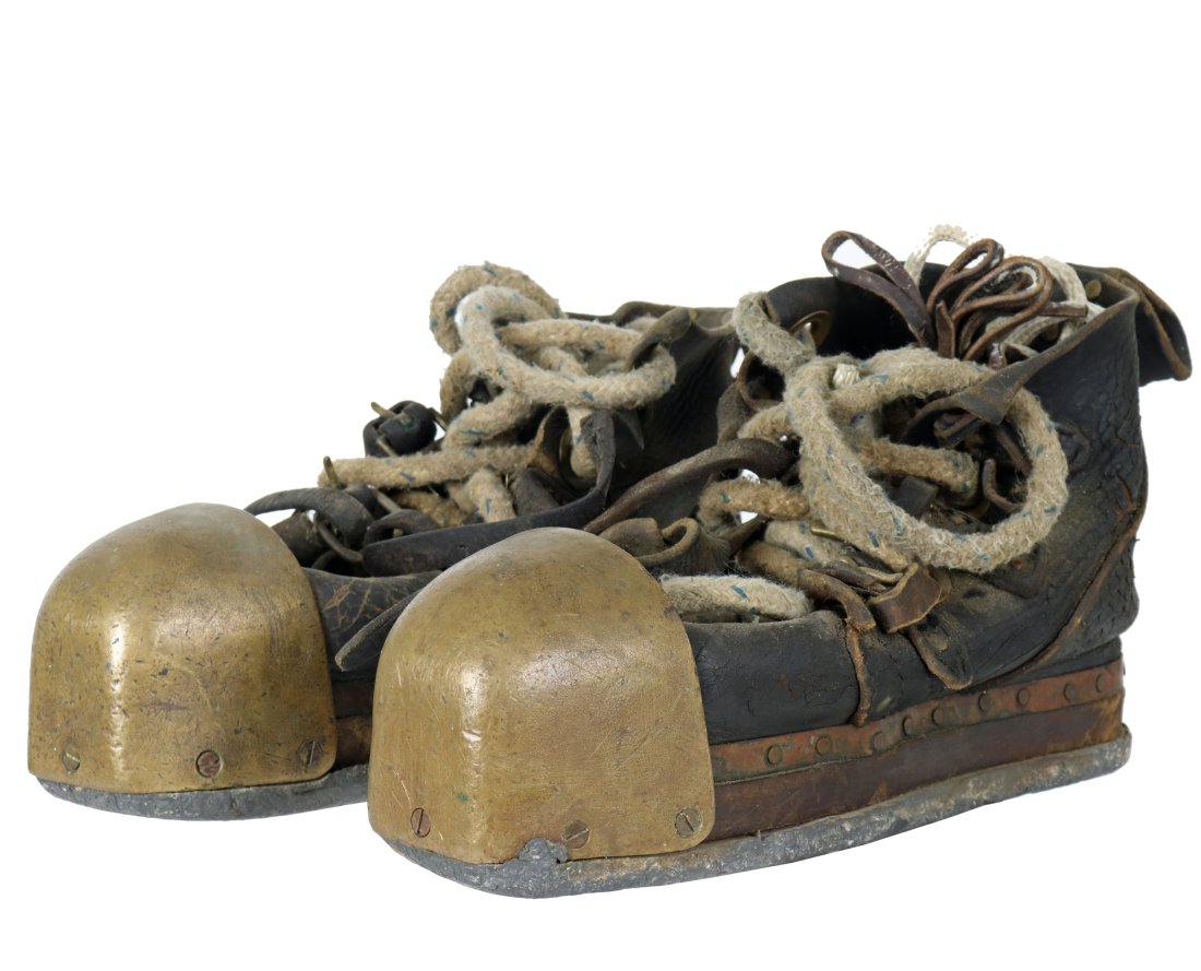 Vintage Black Leather Divers Boots (1 of 5)