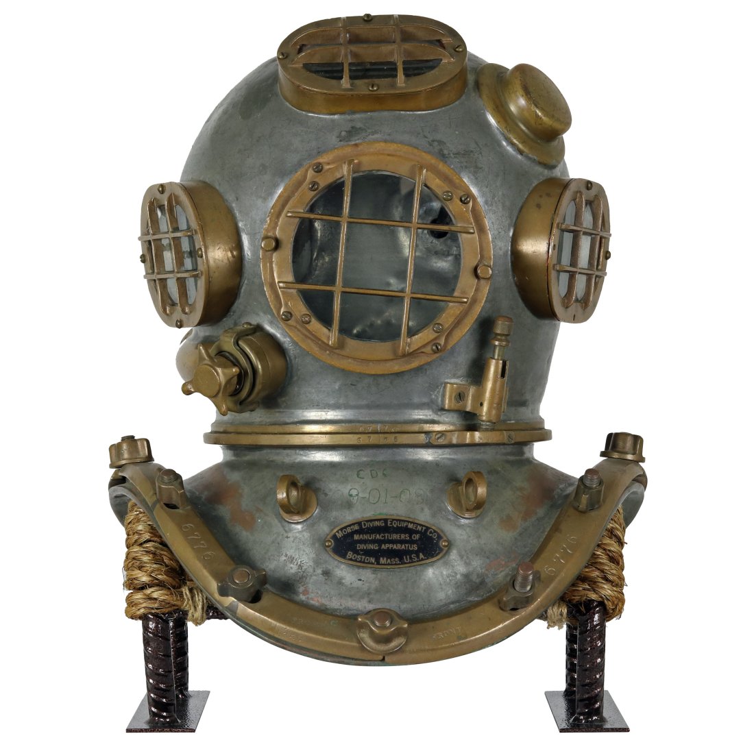 Morse Diving Equipment 4 Light 12 Bolt Diving Helmet Auction