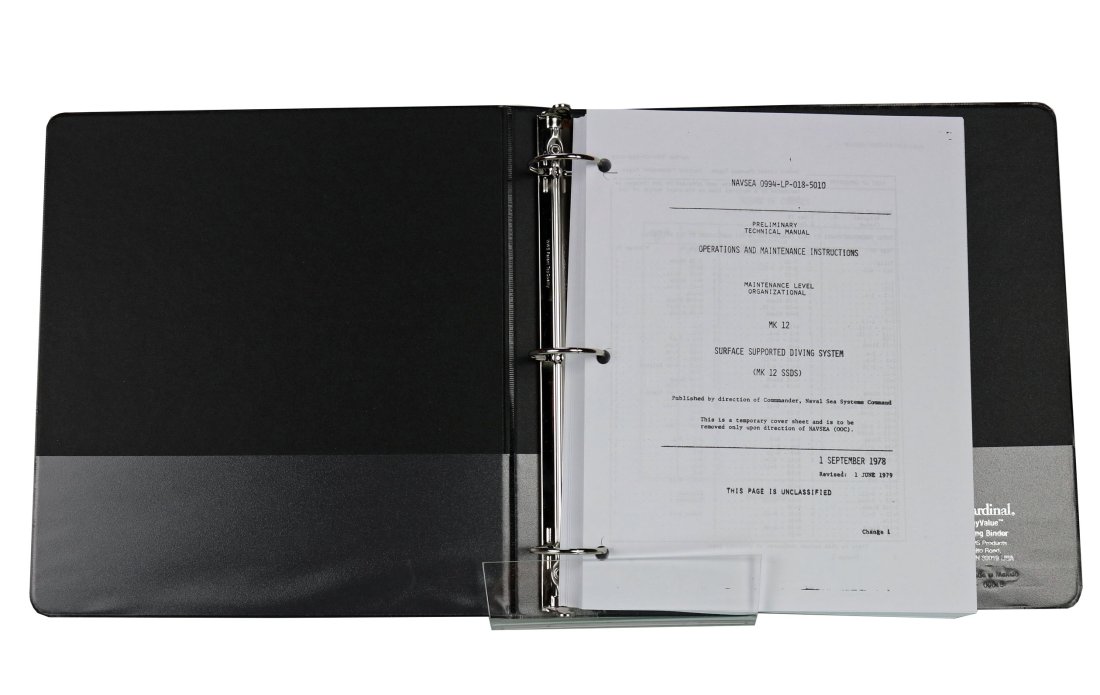 US Navy Mark 12 Diving Helmet & Rebreather Technical Manual (1 of 4)