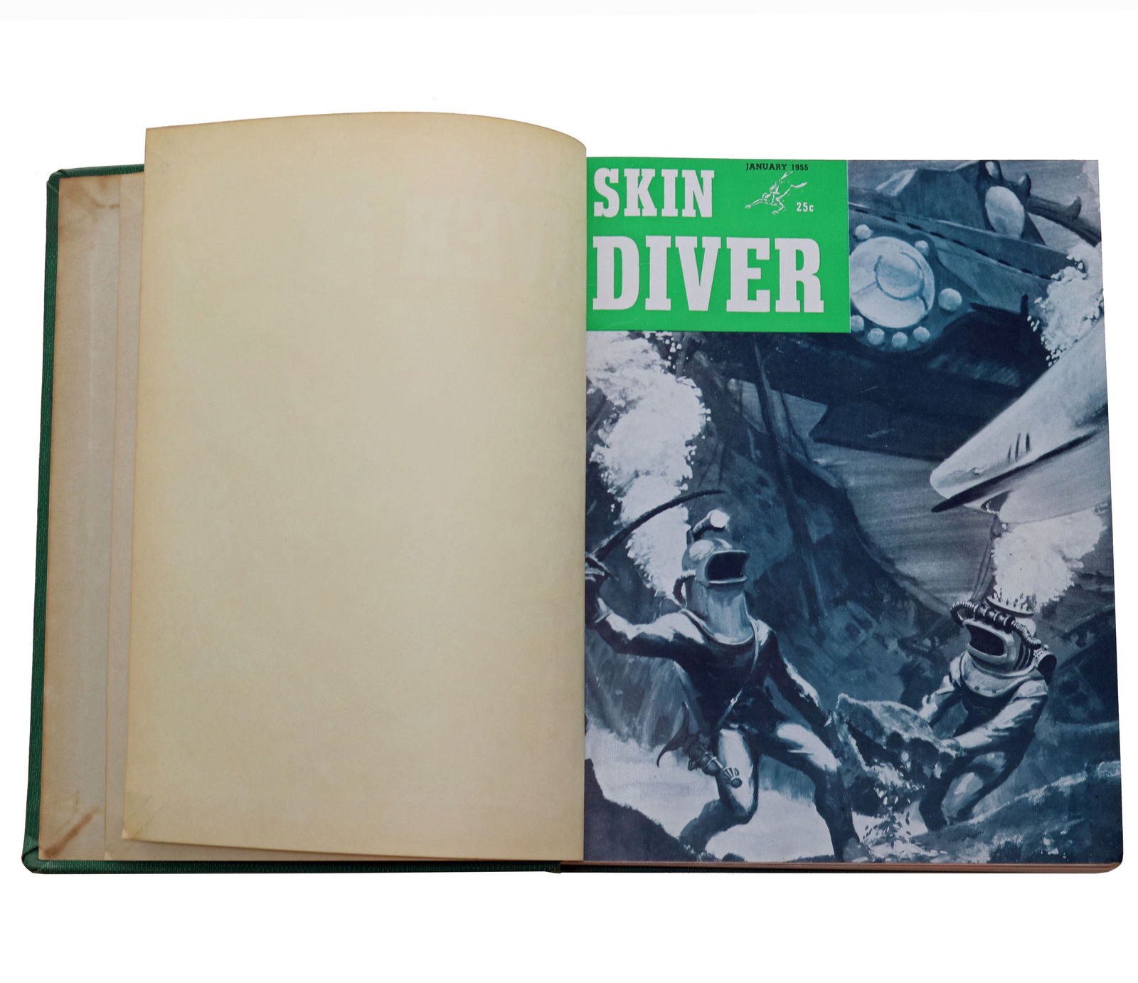 1955 The Skin Divers Magazine Bound Entire Year (1 of 4)