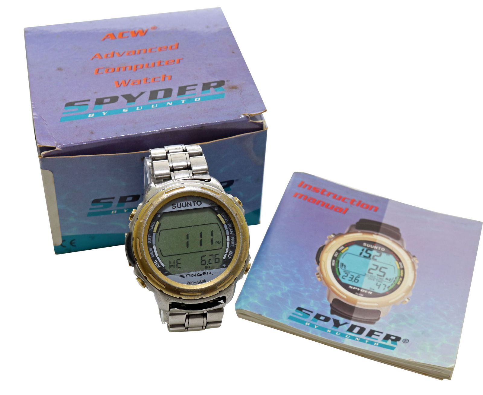 Vintage Suunto Stinger / Spyder Digital Dive Watch Computer (1 of 5)
