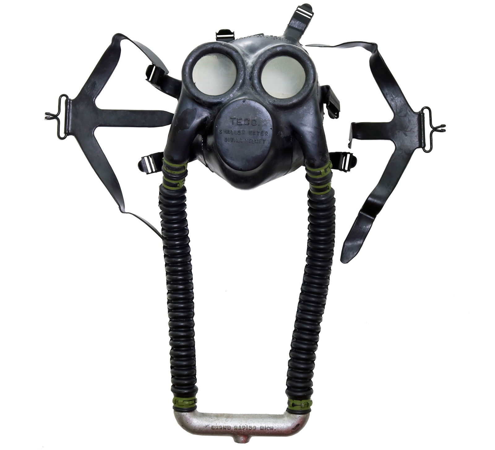 WW2 Thompson Engineering TECO Shallow Water Diving Mask (1 of 2)