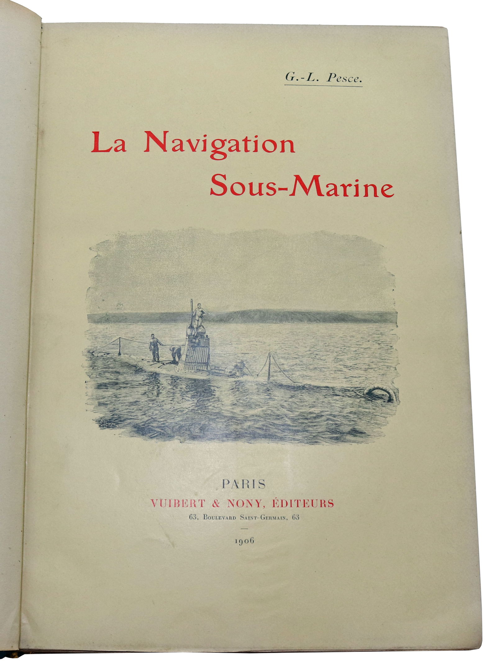 1906 French History of Diving Book (1 of 7)