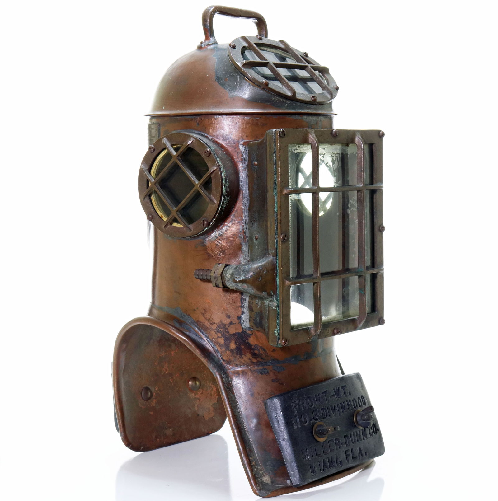 WW2 Miller Dunn Style 3 Shallow Water Diving Helmet (1 of 8)