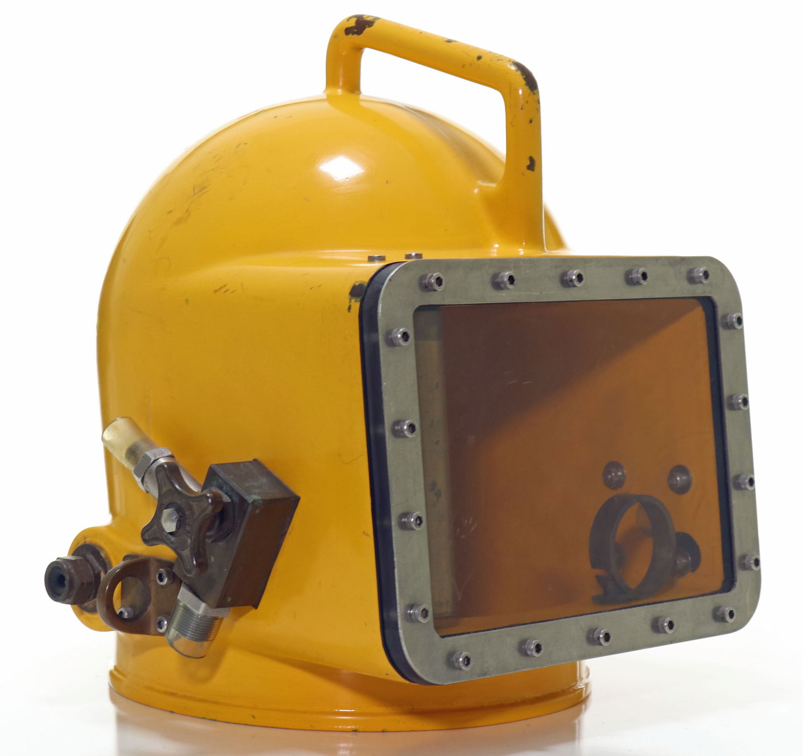 Strongworks Fiberglass Yellow Diving Helmet (1 of 8)