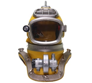 Drager DM220 Vintage German Fiberglass Diving Helmet