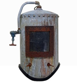 1930s Great Depression Era California Homemade Diving Helmet