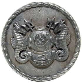 United States Navy Master Diver Aluminum Plaque