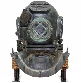 1890s A.J. Morse & Son 5 Bolt USN Mark 1 Helmet