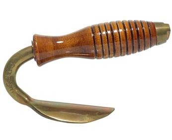 DESCO Dive Dress Cuff Expander Brass Wood Tool