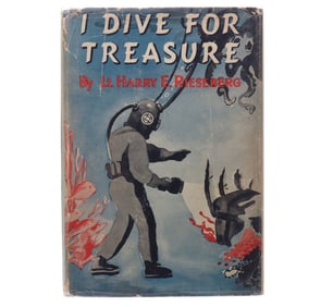 I Dive For Treasure 1942 1st Edition With Dust Jacket