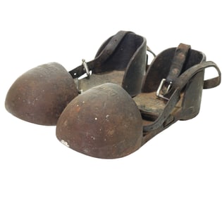 Antique Cast Iron Diving Boot Sandals