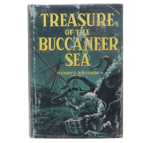 Treasure Of The Buccaneer Sea 1962 1st Edition With Dust Jacket
