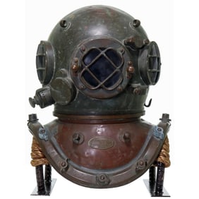 A.J. Morse & Son 1930s Antique Diving Helmet