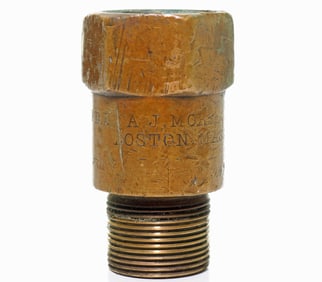 A.J. Morse & Son Antique Diving Helmet Non-Return Valve