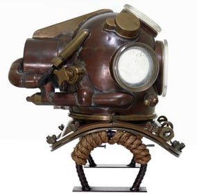 Rare Ocean Systems Mixed Gas Helium Diving Helmet