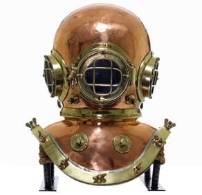 John Date 19th Century Canadian Antique Diving Helmet