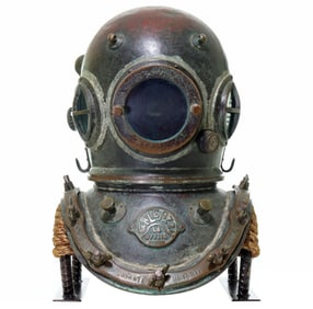 WW2 Galeazzi Marina Italian Navy Diving Helmet