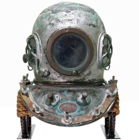 Japanese Choa Antique Copper & Brass Diving Helmet