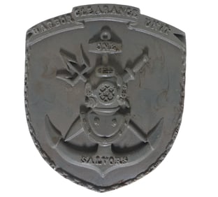 US Navy Harbor Clearance Unit One Resin Plaque