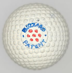 Buzzard 5 Dot Vale Bramble Antique Golf Ball Excellent Condition