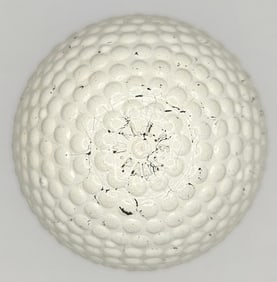 Willie Park Jr. Ideal 1890s Bramble Pattern Gutty Golf Ball