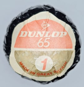 Dunlop 65 #1 Vintage Golf Ball In Black Wrapper