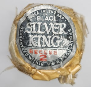 Silvertown Silver King Black Dot Recess Golf Ball With Wrapper